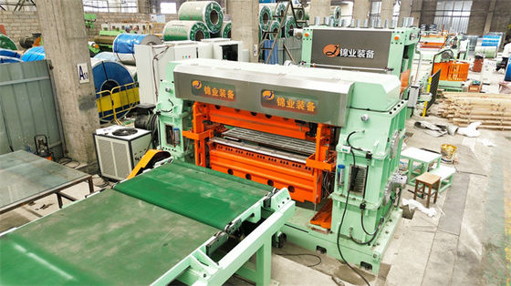 6Hi लेवलर रोटरी शीयर फ्लाई शीयर कट टू लेंथ लाइन SUS स्टेनलेस स्टील 0.2 - 2 X 850