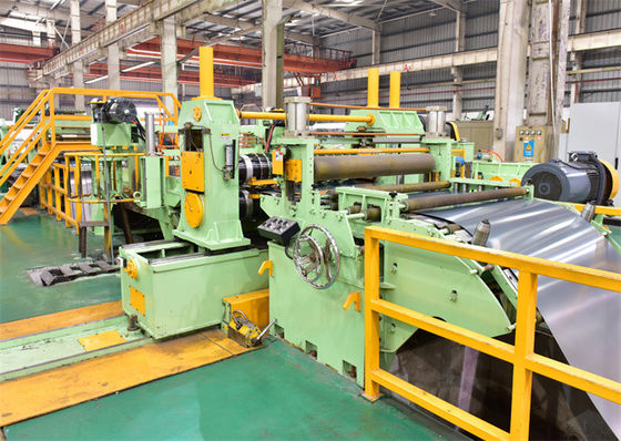 हाई प्रिसिजन मेटल स्लिटिंग लाइन ब्रास कॉपर स्ट्रिप स्लिटिंग लाइन मशीन 4 X 650