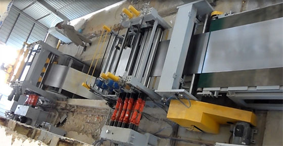 500mm से 3000mm लंबाई मेटल कट टू लेंथ मशीन 120KW