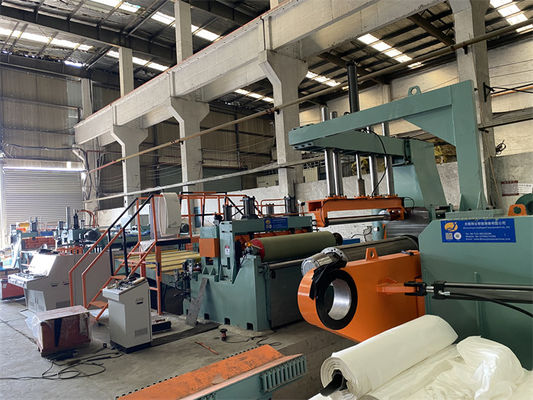 हाई स्पीड प्रिसिजन स्लिटिंग रीकोइलिंग लाइन स्टेनलेस स्टील 3 X 1600 360KW