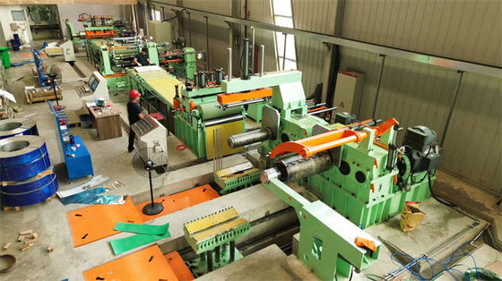 स्टेनलेस स्टील काटने के लिए सटीक स्टील कॉइल स्लिटर स्लिटिंग लाइन मशीन 2 X 850
